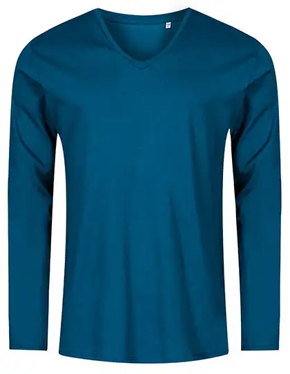 Ansicht 5 – Men´s V-Neck T-Shirt Long Sleeve (XO1460)