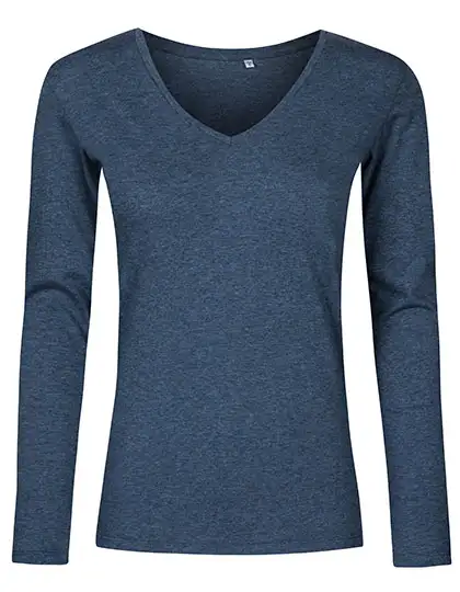 Ansicht 1 – Women´s V-Neck T-Shirt Long Sleeve (XO1560)