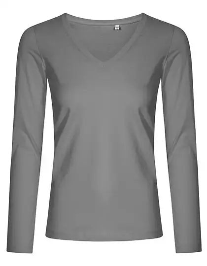 Ansicht 4 – Women´s V-Neck T-Shirt Long Sleeve (XO1560)