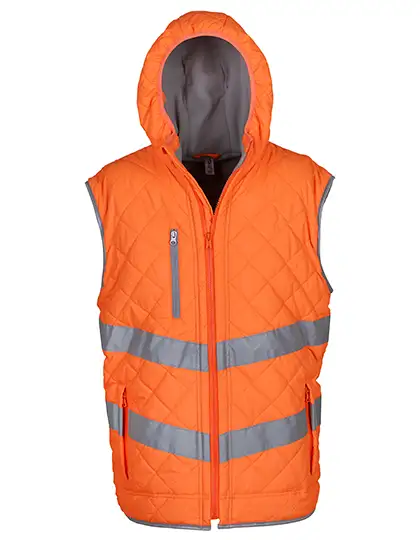 Ansicht 1 – Hi-Vis Kensington Hooded Gilet (YK007)