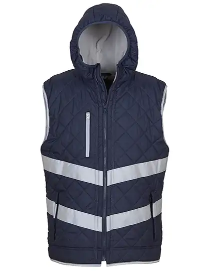 Ansicht 3 – Hi-Vis Kensington Hooded Gilet (YK007)