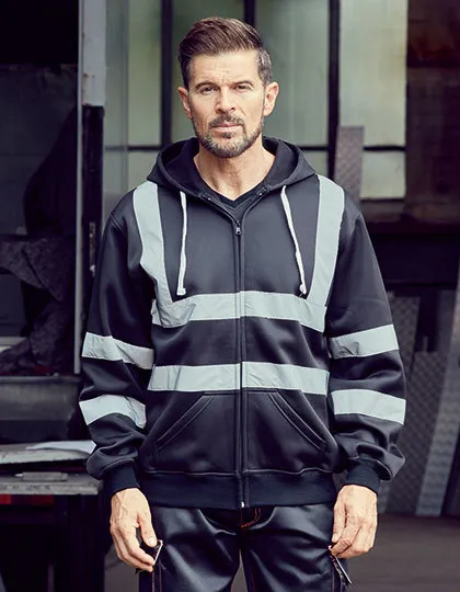 Ansicht 2 – Hi-Vis Zip Hoodie (YK07)