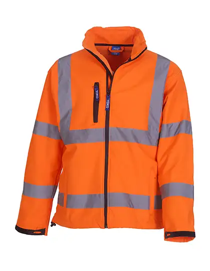 Ansicht 1 – Hi-Vis 2 Bands & Braces Softshell Jacket (YK09)