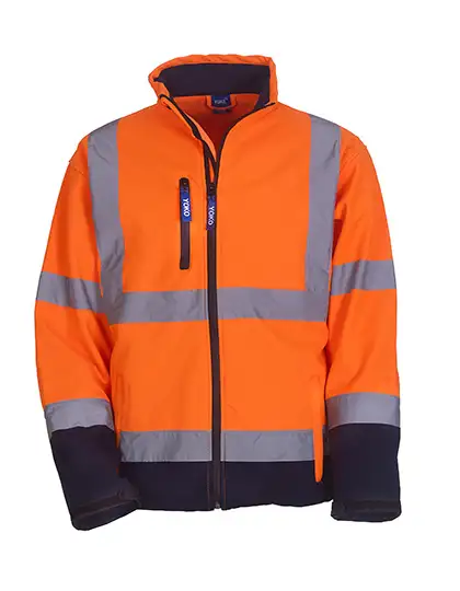 Ansicht 4 – Hi-Vis 2 Bands & Braces Softshell Jacket (YK09)
