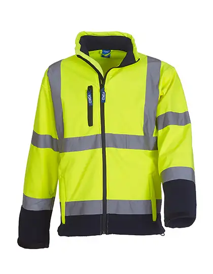 Ansicht 5 – Hi-Vis 2 Bands & Braces Softshell Jacket (YK09)