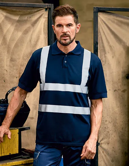 Ansicht 1 – Two Band & Brace Hi-Vis Polo Shirt (YK210)