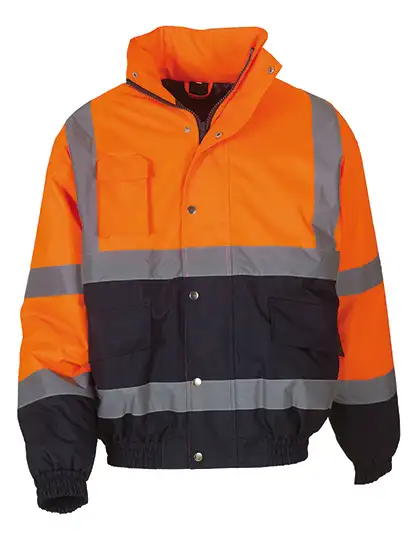 Ansicht 1 – Hi-Vis Two-Tone Bomber Jacket (YK218)