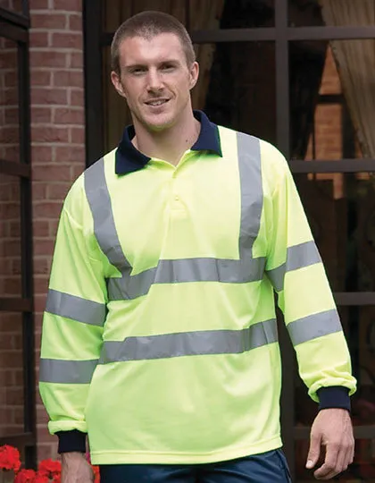 Ansicht 2 – Hi-Vis Long Sleeve Polo (YK310)