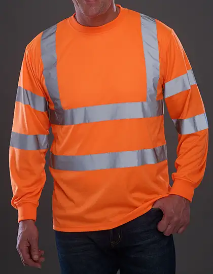 Ansicht 1 – Hi-Vis Long Sleeve T-Shirt (YK420)