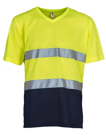 Ansicht 6 – Hi-Vis Top Cool Super Light V-Neck T-Shirt (YK910)