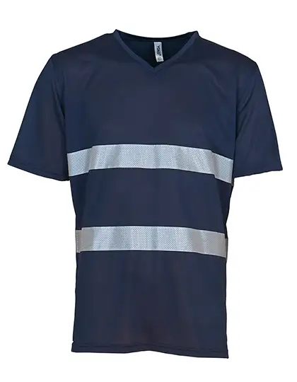Ansicht 3 – Hi-Vis Top Cool Super Light V-Neck T-Shirt (YK910)