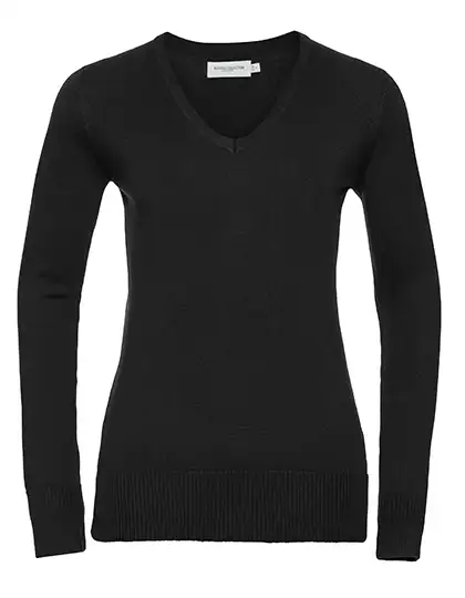 Ansicht 3 – Ladies´ V-Neck Knitted Pullover (Z710F)