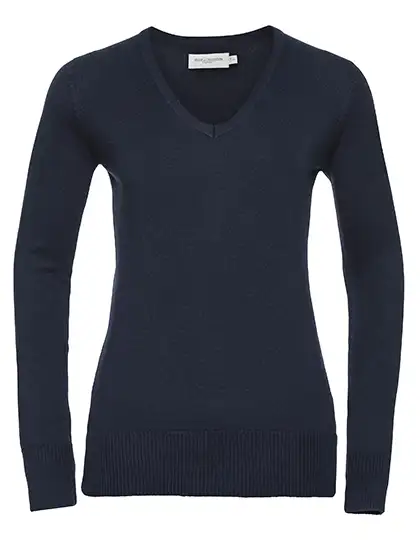 Ansicht 2 – Ladies´ V-Neck Knitted Pullover (Z710F)