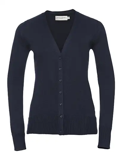 Ansicht 2 – Ladies´ V-Neck Knitted Cardigan (Z715F)