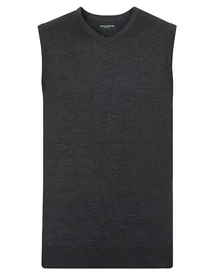 Ansicht 1 – Men's V-Neck Sleeveless Knitted Pullover (Z716)