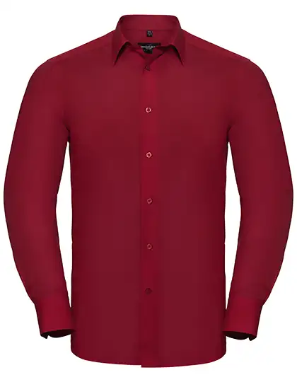 Ansicht 5 – Men´s L/S Poly-Cotton Easy Care Tailored Poplin Shirt (Z924)