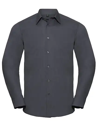 Ansicht 3 – Men´s L/S Poly-Cotton Easy Care Tailored Poplin Shirt (Z924)