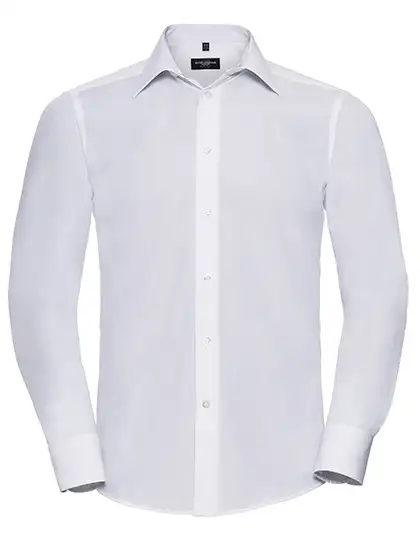 Ansicht 6 – Men´s L/S Poly-Cotton Easy Care Tailored Poplin Shirt (Z924)