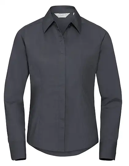 Ansicht 3 – Ladies´ L/S Poly-Cotton Easy Care Fitted Poplin Shirt (Z924F)