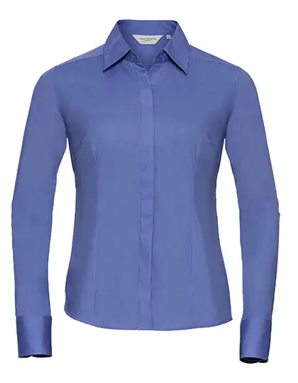 Ansicht 5 – Ladies´ L/S Poly-Cotton Easy Care Fitted Poplin Shirt (Z924F)