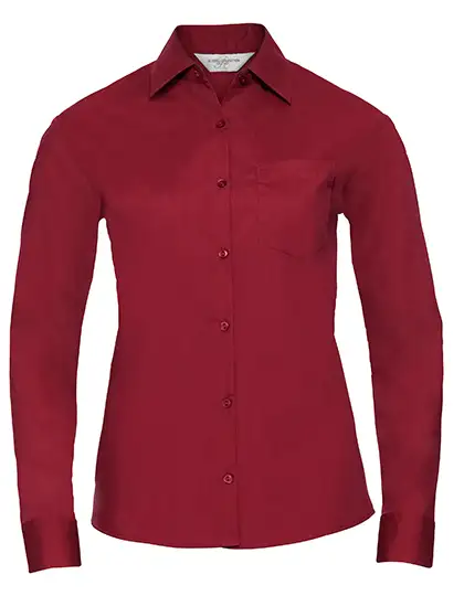 Ansicht 7 – Ladies´ L/S Poly-Cotton Easy Care Poplin Shirt (Z934F)