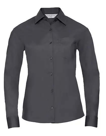 Ansicht 5 – Ladies´ L/S Poly-Cotton Easy Care Poplin Shirt (Z934F)