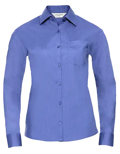 Ansicht 1 – Ladies´ L/S Poly-Cotton Easy Care Poplin Shirt (Z934F)