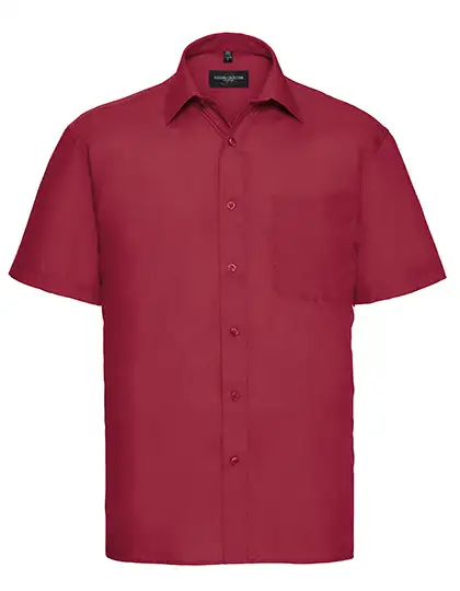 Ansicht 5 – Men´s Short Sleeve Poly-Cotton Easy Care Poplin Shirt (Z935)