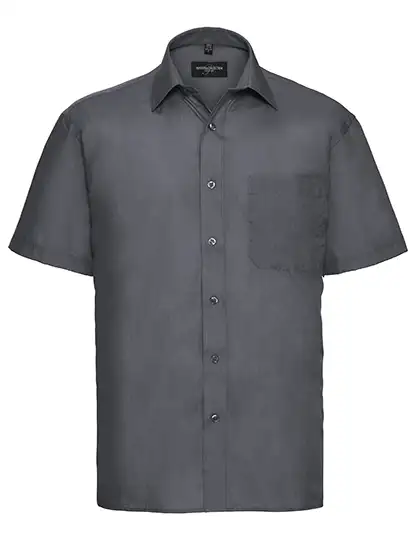 Ansicht 7 – Men´s Short Sleeve Poly-Cotton Easy Care Poplin Shirt (Z935)