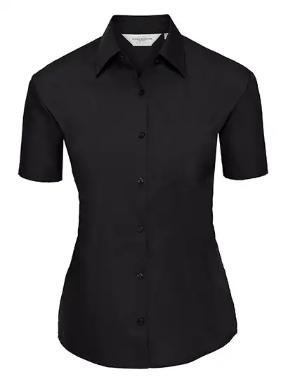 Ansicht 3 – Ladies´ Short Sleeve Poly-Cotton Easy Care Poplin Shirt (Z935F)
