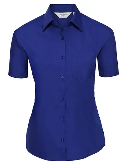 Ansicht 2 – Ladies´ Short Sleeve Poly-Cotton Easy Care Poplin Shirt (Z935F)