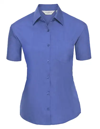 Ansicht 1 – Ladies´ Short Sleeve Poly-Cotton Easy Care Poplin Shirt (Z935F)