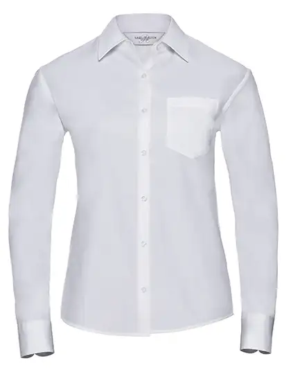 Ansicht 2 – Ladies´ L/S Pure Cotton Easy Care Poplin Shirt (Z936F)