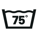 Pflegehinweis: Waschen  Normalwaschgang 75  C