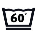 Pflegehinweis: Waschen  Schonwaschgang 60  C