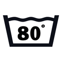 Pflegehinweis: Waschen  Normalwaschgang 80  C